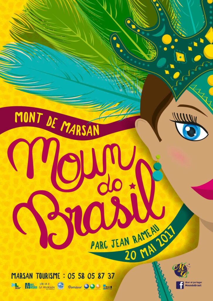 L'affiche du festival Moun do brasil de 2017
